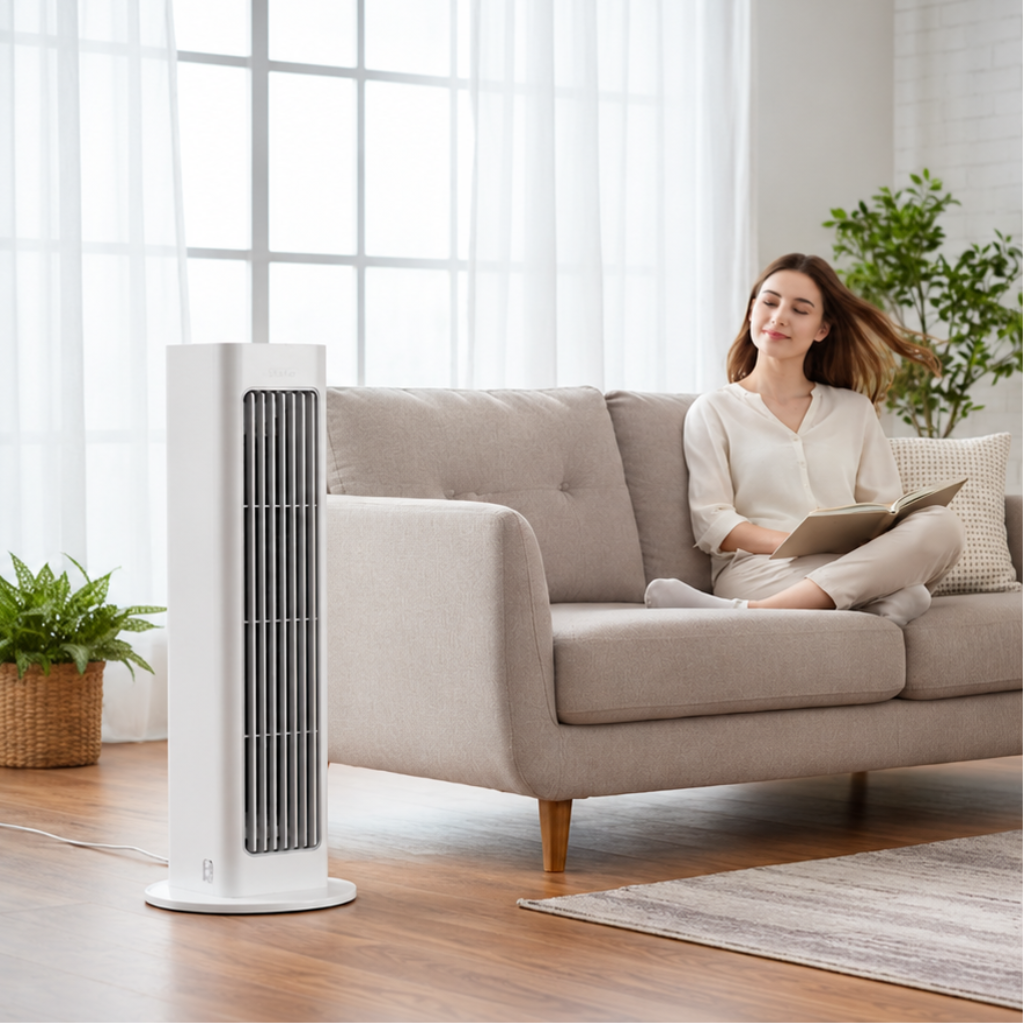 Ventilatore a Torre Portatile Oscillante