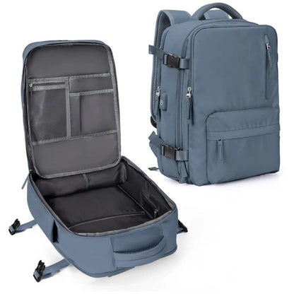 Zaino da viaggio donna Travelliva 35 L impermeabile con porta USB
