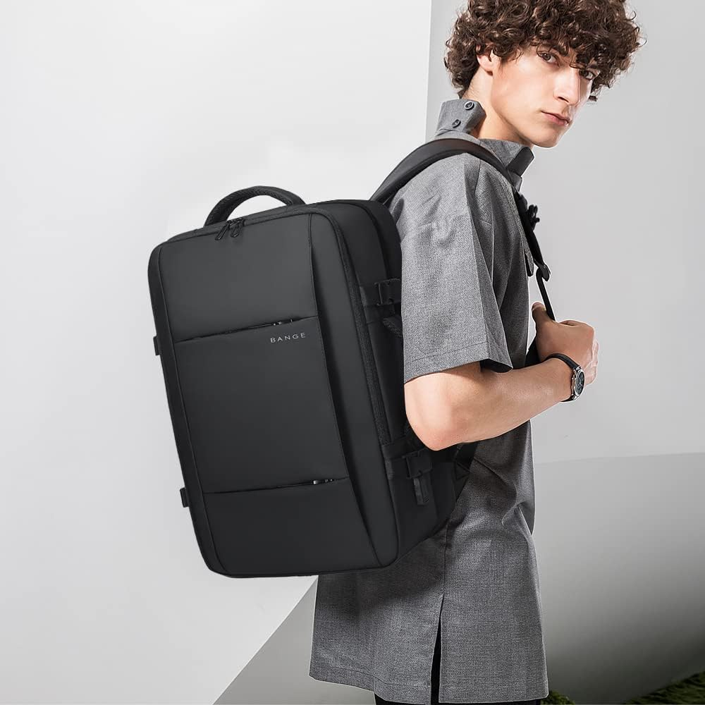 Zaino da viaggio espandibile 26–45 L impermeabile con tasca laptop e maniglie duffle