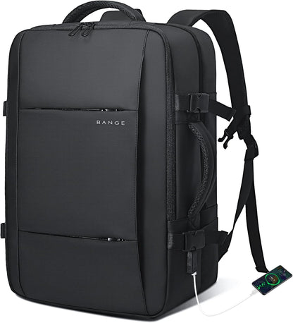 Zaino da viaggio espandibile 26–45 L impermeabile con tasca laptop e maniglie duffle