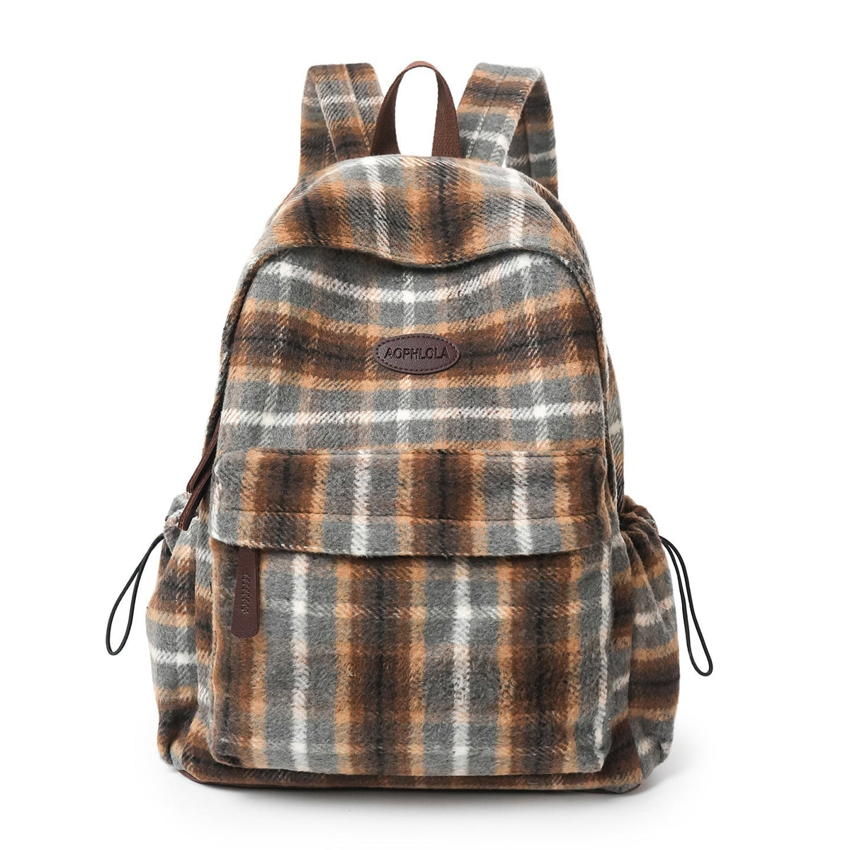 Zaino scuola con motivo a quadri Cozy