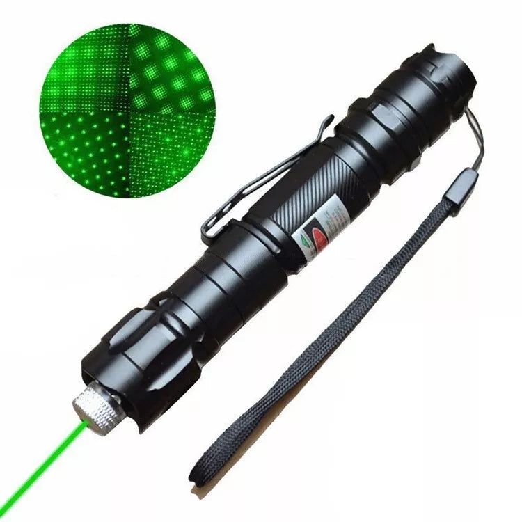Puntatore Laser Ricaricabile Lungo Raggio Strumento di Precisione Verde