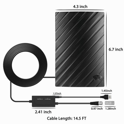 ULTRAWAVE – Antenna HDTV con supporto 4K e ampia copertura
