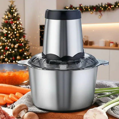 SLICONIQ – Tritatutto da 2 L con motore da 300 W e lame in acciaio inox 4D per risultati rapidi e omogenei