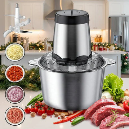 SLICONIQ – Tritatutto da 2 L con motore da 300 W e lame in acciaio inox 4D per risultati rapidi e omogenei