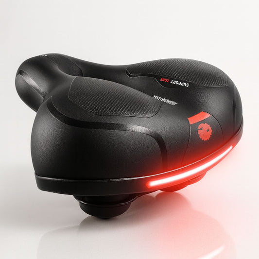 CYCLORELAX – Sella da bicicletta ergonomica con sospensione per uso quotidiano e touring