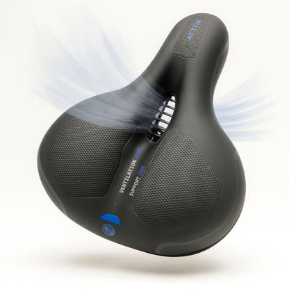 CYCLORELAX – Sella da bicicletta ergonomica con sospensione per uso quotidiano e touring
