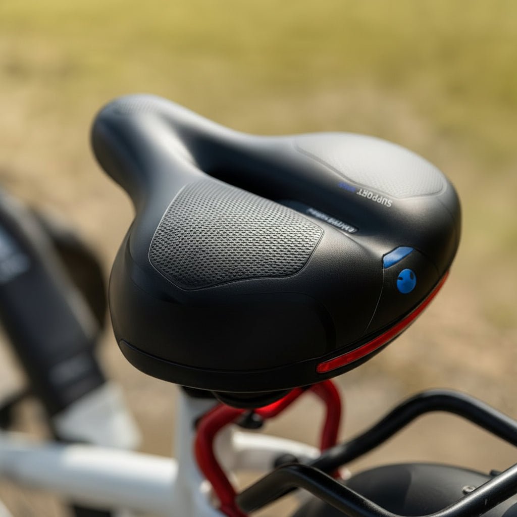 CYCLORELAX – Sella da bicicletta ergonomica con sospensione per uso quotidiano e touring