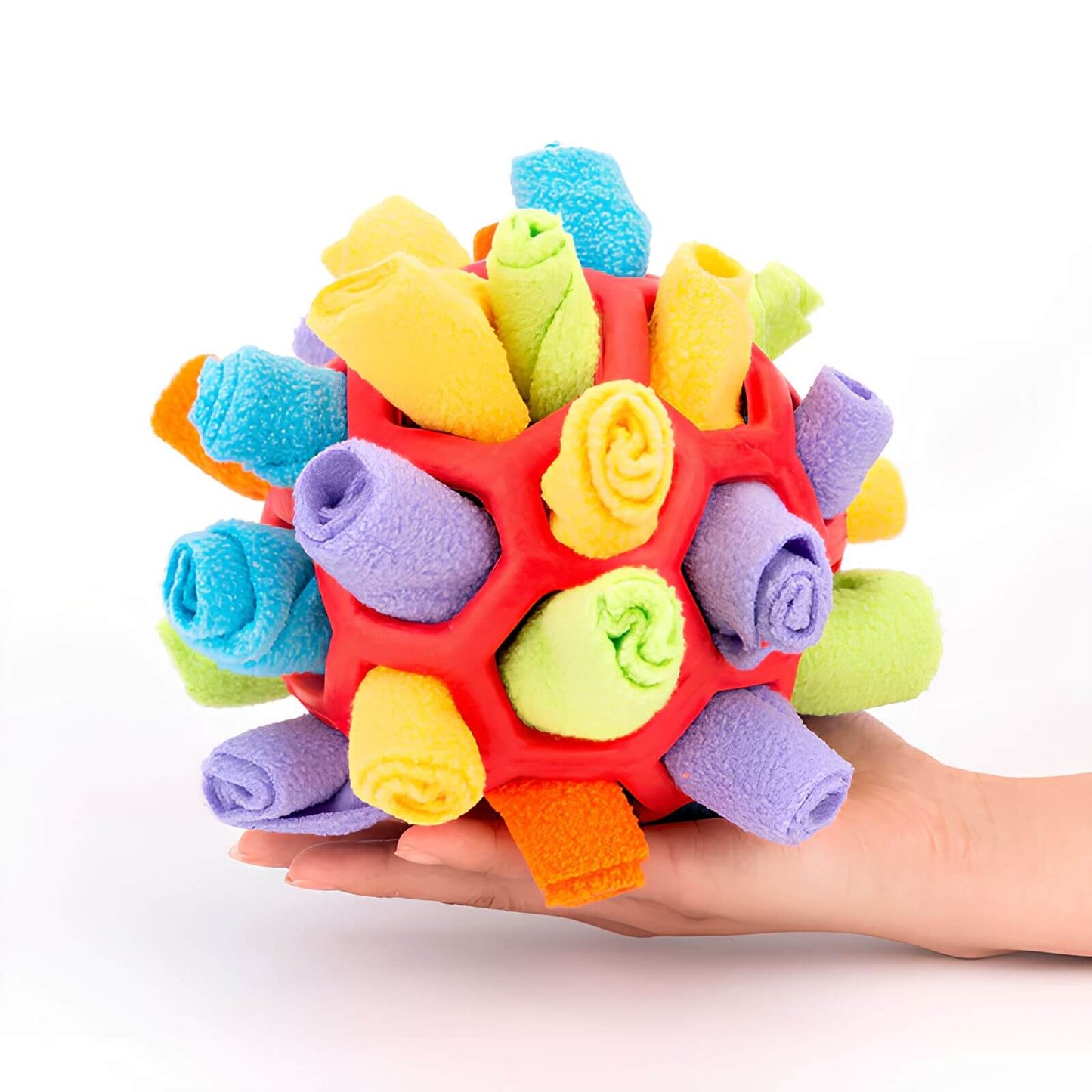 SnuffleJoy Rassivo™ | Palla interattiva da annusare e gioco con snack per cani