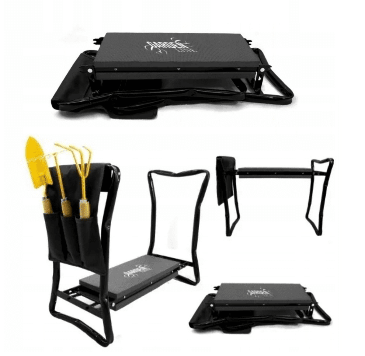 Riposo per ginocchia e sedia da giardino ergonomici 2-in-1 per il comfort delle articolazioni