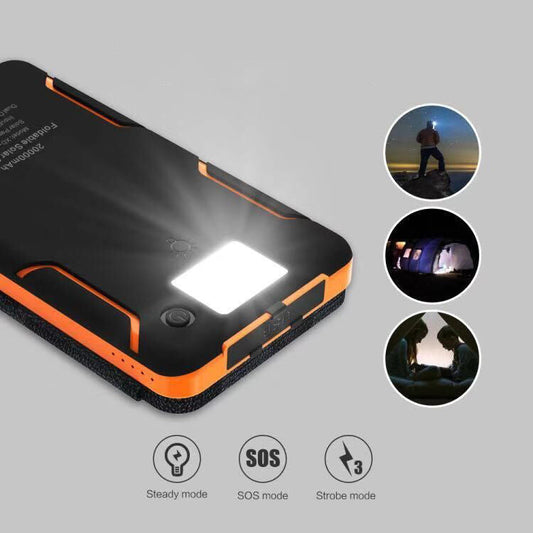 Powerbank Solare ad Alta Capacità da 25000mAh – Ricarica Rapida
