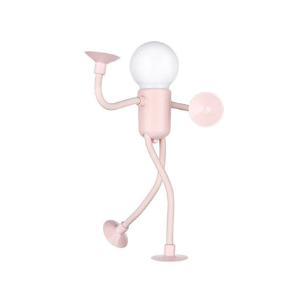 Lampada Notturna Sportiva Flessibile – Divertente, Pieghevole e con Mani a Ventosa