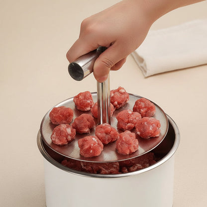 MeatMaster stampo per polpette in acciaio inossidabile - uniforme e pratico per ogni cucina