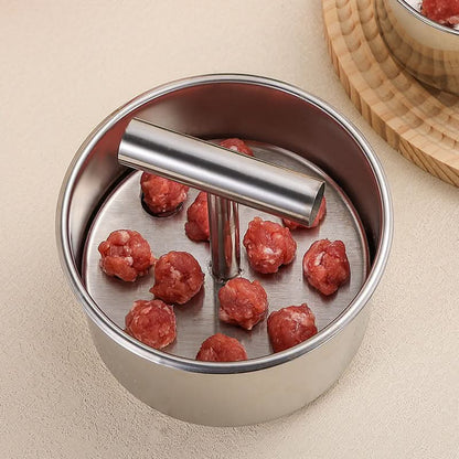 MeatMaster stampo per polpette in acciaio inossidabile - uniforme e pratico per ogni cucina