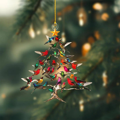 Ornamento natalizio colibrì – fascino colorato & atmosfera calda