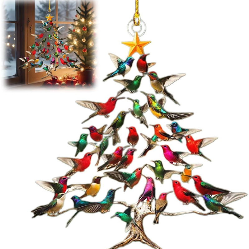 Ornamento natalizio colibrì – fascino colorato & atmosfera calda