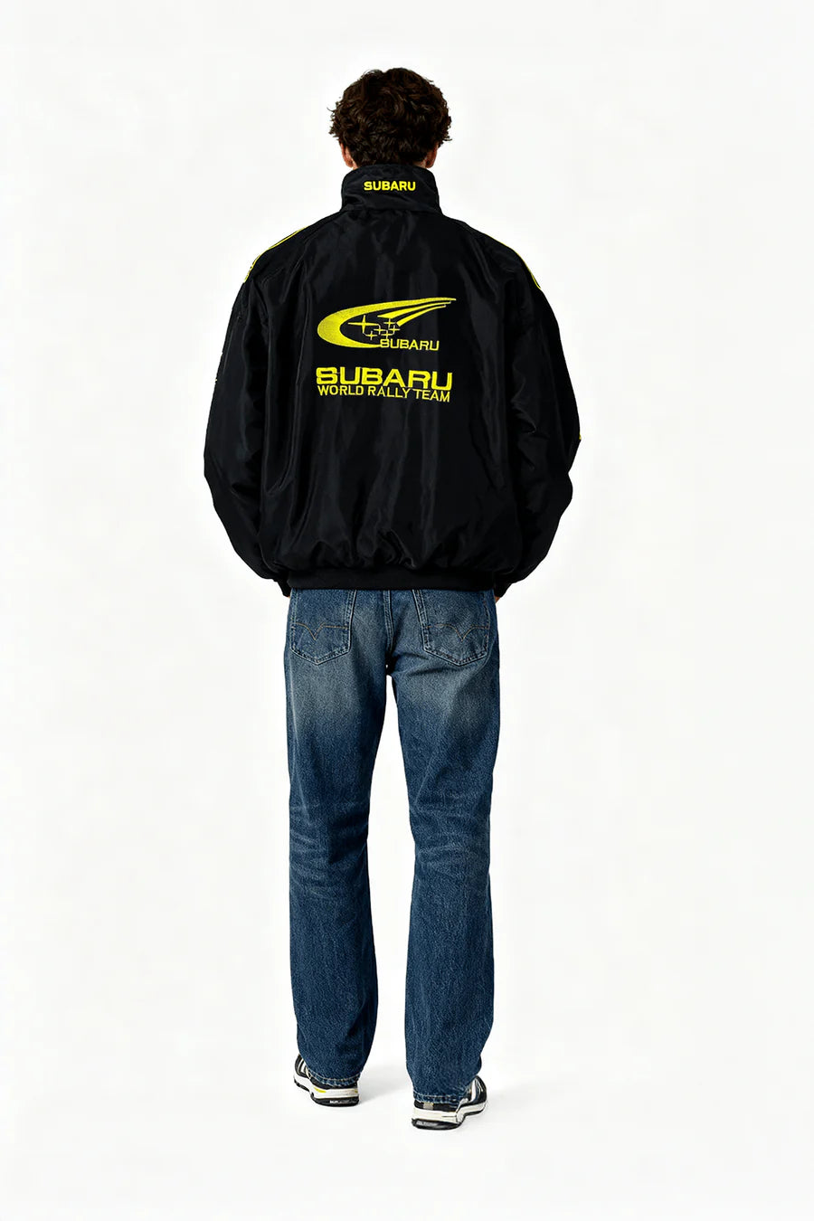 Giacca Subaru Rally Vintage Racing - Edizione Nera - Unisex - Retrò