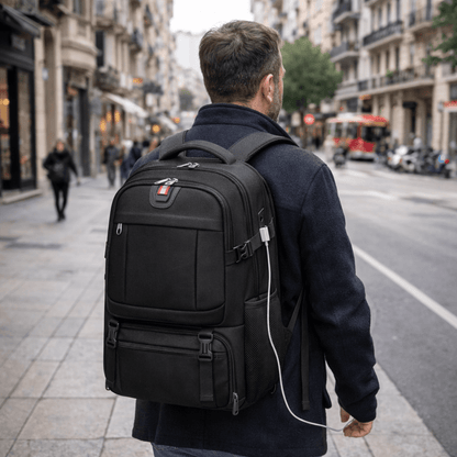 Zaino per laptop con scomparto alimentare isotermico e porta USB