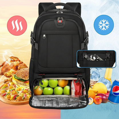 Zaino per laptop con scomparto alimentare isotermico e porta USB