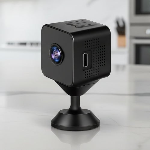 CAMOVIA – Telecamera Wi‑Fi con streaming in diretta e design compatto