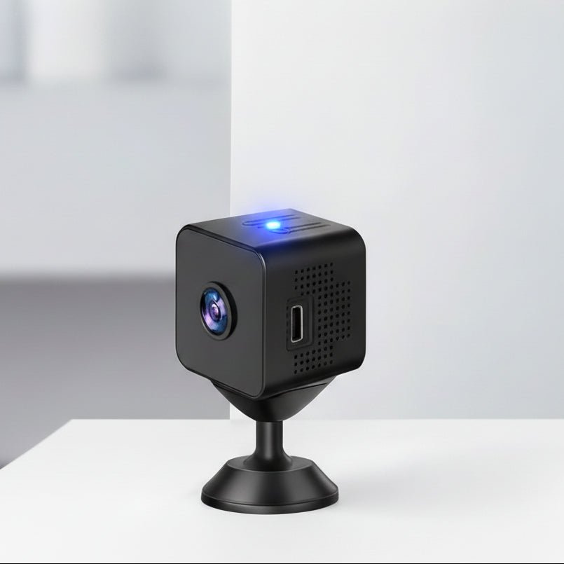 CAMOVIA – Telecamera Wi‑Fi con streaming in diretta e design compatto