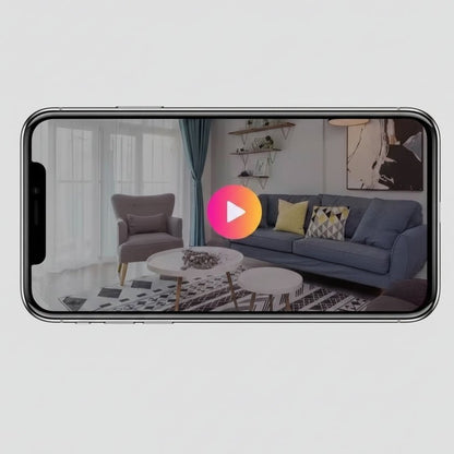 CAMOVIA – Telecamera Wi‑Fi con streaming in diretta e design compatto