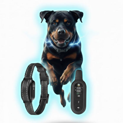 Collare Elettrico per Cani con Telecomando Impermeabile e 16 Livelli di Shock per Addestramento Efficace fino a 1000m