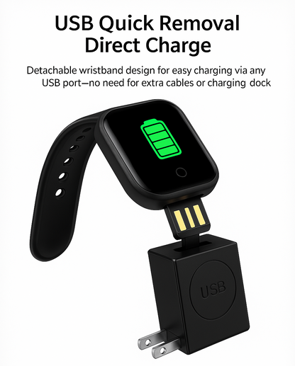 PulsFit Smartwatch Fitness con Bluetooth, Monitoraggio Salute e Design Unisex