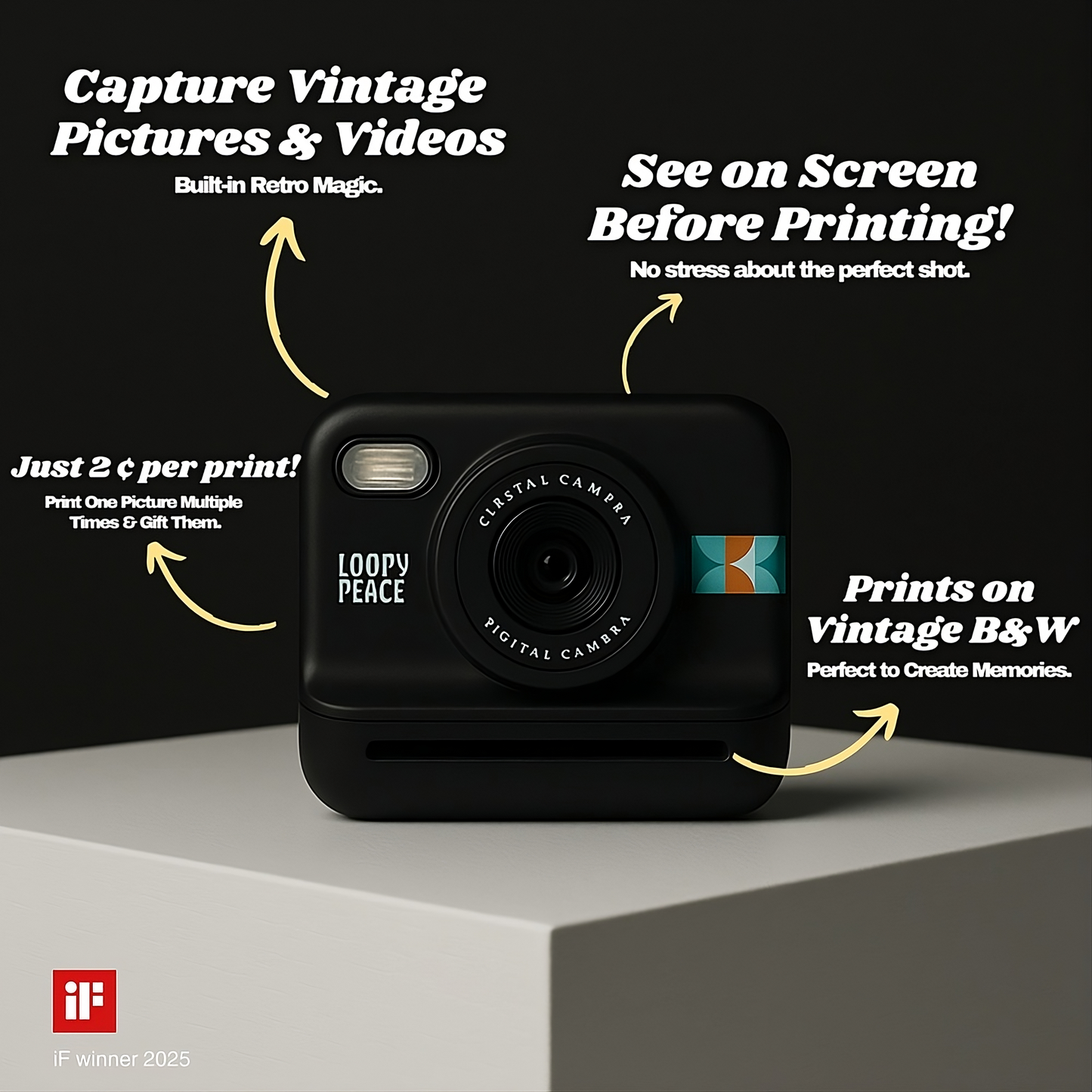 RetroSnap INSTANT™ – Cattura, Stampa, Vivi l’Istante