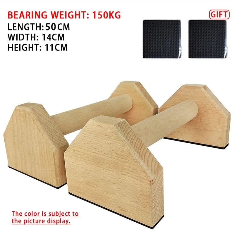 Barre di potenza per calistenia - barre per piegamenti in legno per un allenamento stabile