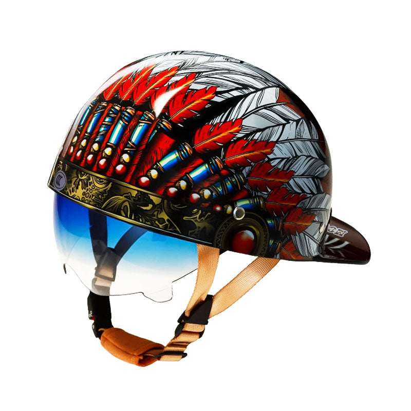 Casco da baseball per moto, nella scatola