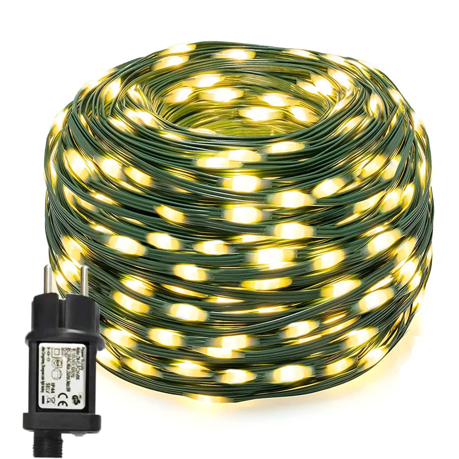 Luci LED natalizie multicolori per esterni – Catena impermeabile IP65