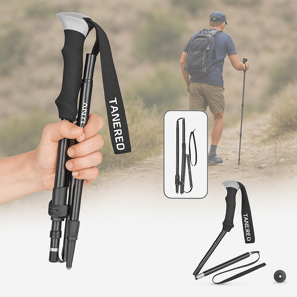 TREKKIFY – Bastoni da trekking pieghevoli regolabili per escursionismo